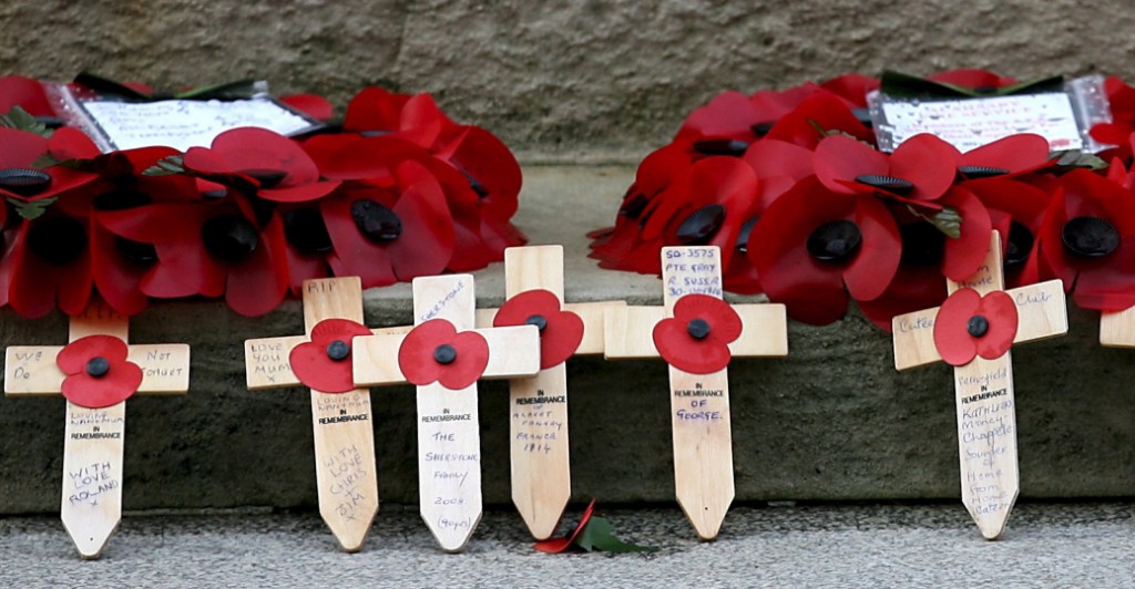 flowers and crosses